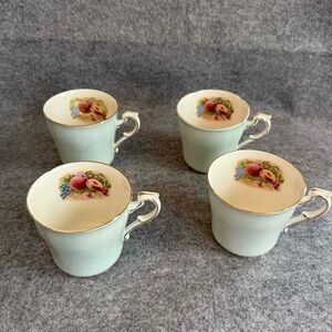 Vintage Royal Standard Bone China England Tea Cups - Set of 4
